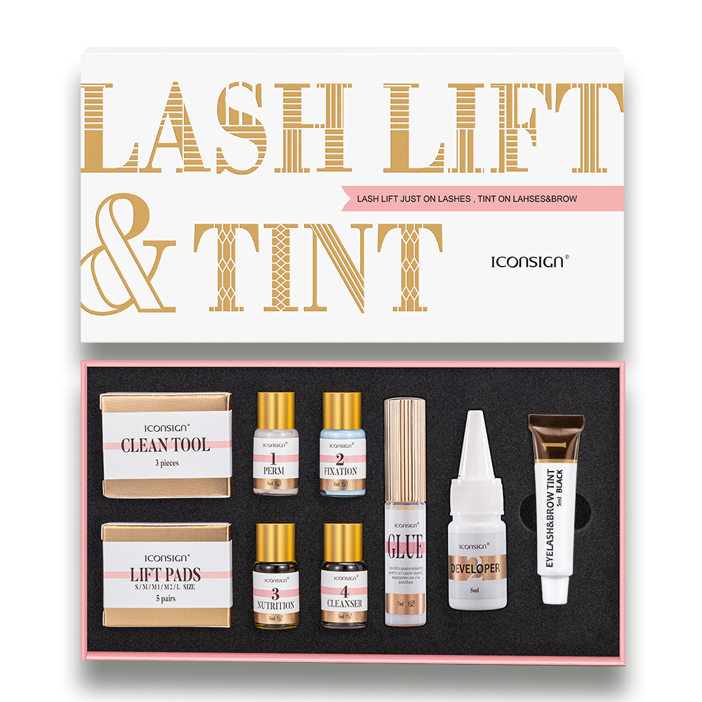 ICONSIGN Lash Lift & Brow Tint Kit – Eyelash Perming Set