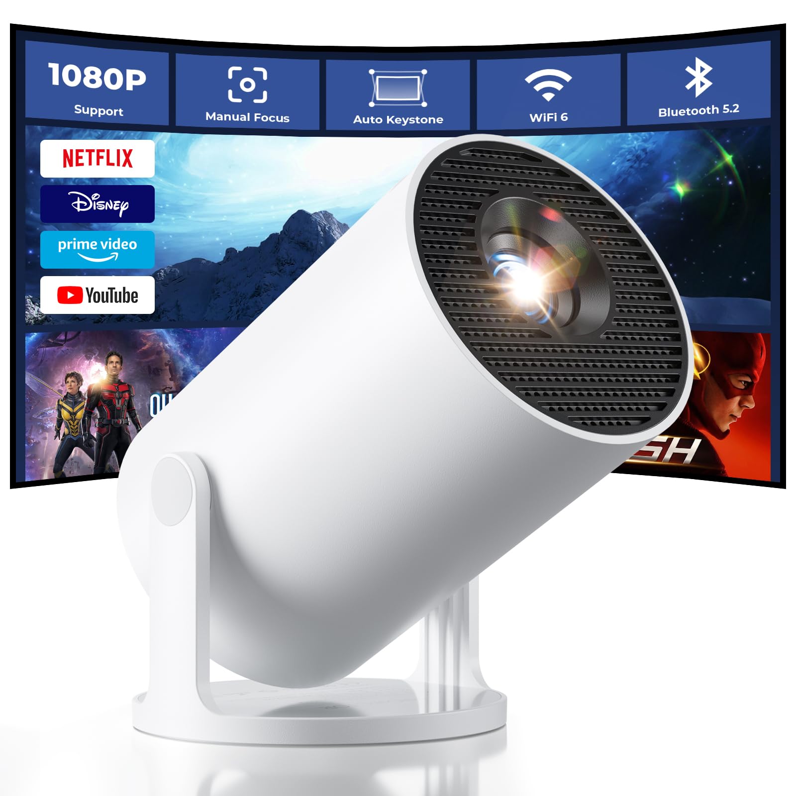 Portable Smart Projector for Home Entertainment