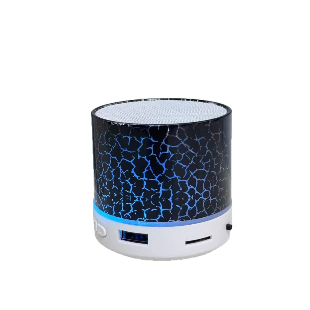 New Mini Crack Bluetooth Speaker, Portable Card-inserting Subwoofer Speaker, Led Light-up Wireless Speaker Gift