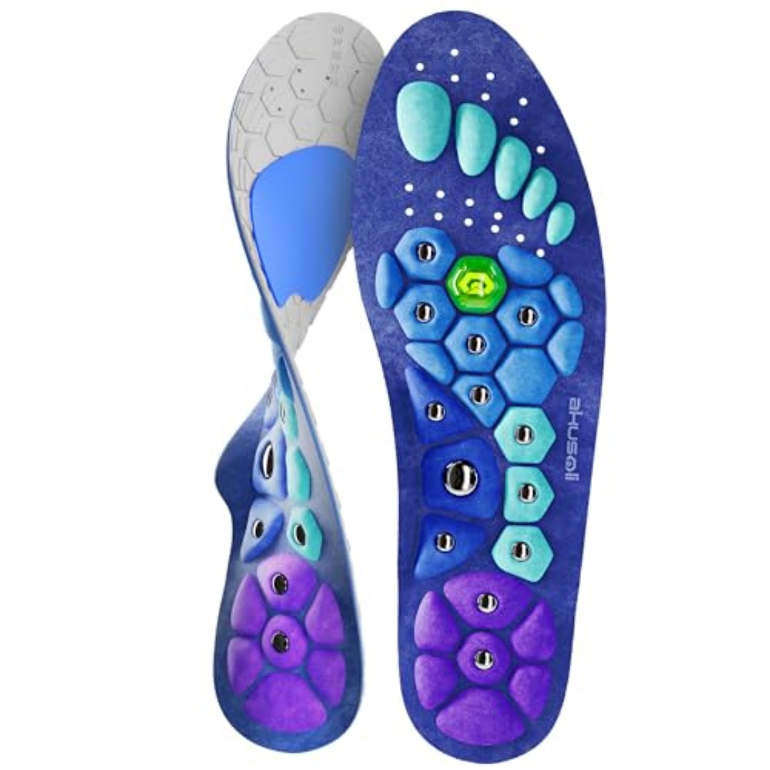 Akusoli Shoe Insoles Comfort Shoe Insoles For Men And Women. Japanese Magnetic Arch Support Insoles, Flat Feet Insoles EU36-41.5