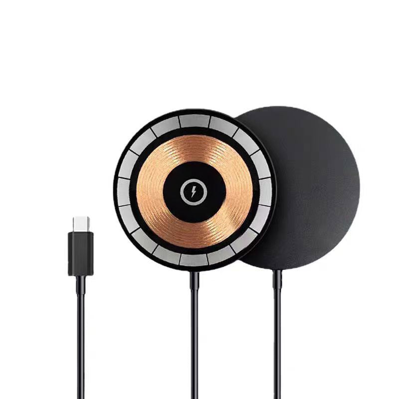 15W Qi Magnetic Wireless Charger – Fast Charging for iPhone 12 to 16 Models