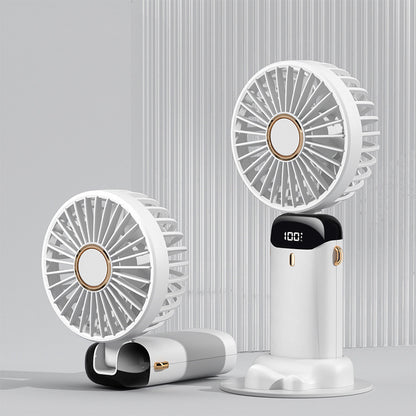5-Speed USB Rechargeable Neck Fan – Foldable, Hands-Free & Powerful Mini Air Cooler for Outdoors