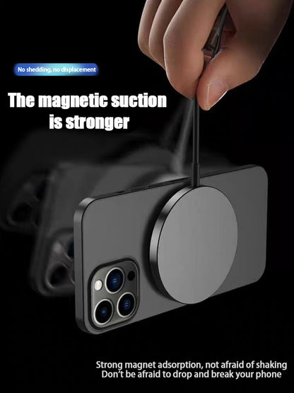 15W Qi Magnetic Wireless Charger – Fast Charging for iPhone 12 to 16 Models