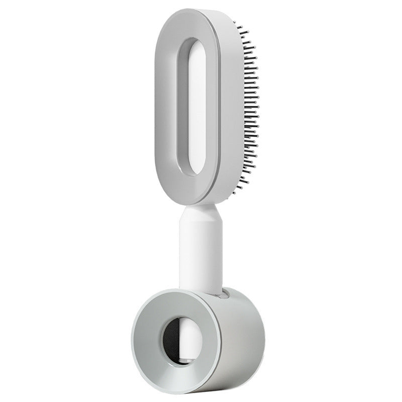 Self-Cleaning Hair Brush – Anti-Static Scalp Massage Comb with One-Key Hair Removal, Detangling Airbag Brush for Women