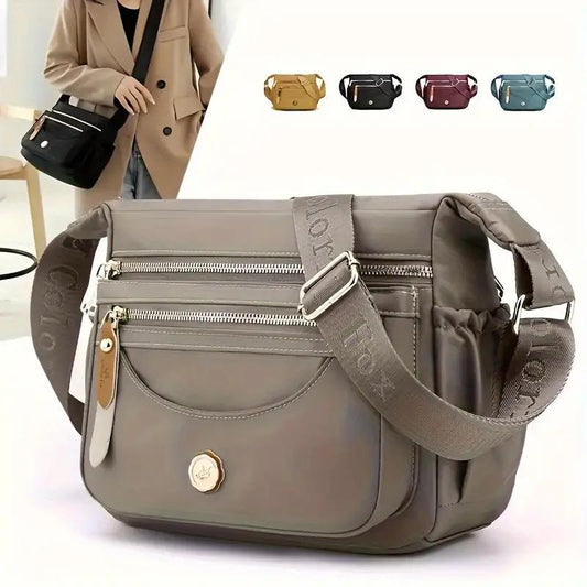 Waterproof Multi-Pocket Crossbody Bag for Women – Travel Shoulder Purse