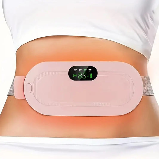 Portable Cordless Heating Pad with 3 Heat Levels & 4 Massage Modes