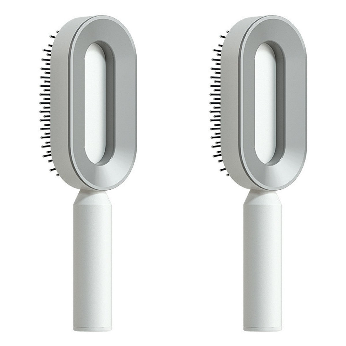 Self-Cleaning Hair Brush – Anti-Static Scalp Massage Comb with One-Key Hair Removal, Detangling Airbag Brush for Women